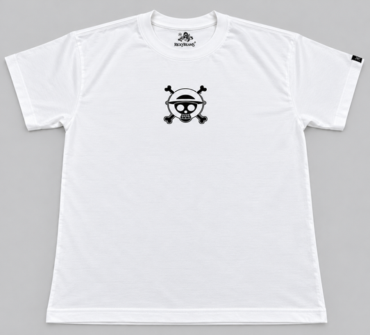 CAMISETA OVERSIZE BLANCA DE LUFFY