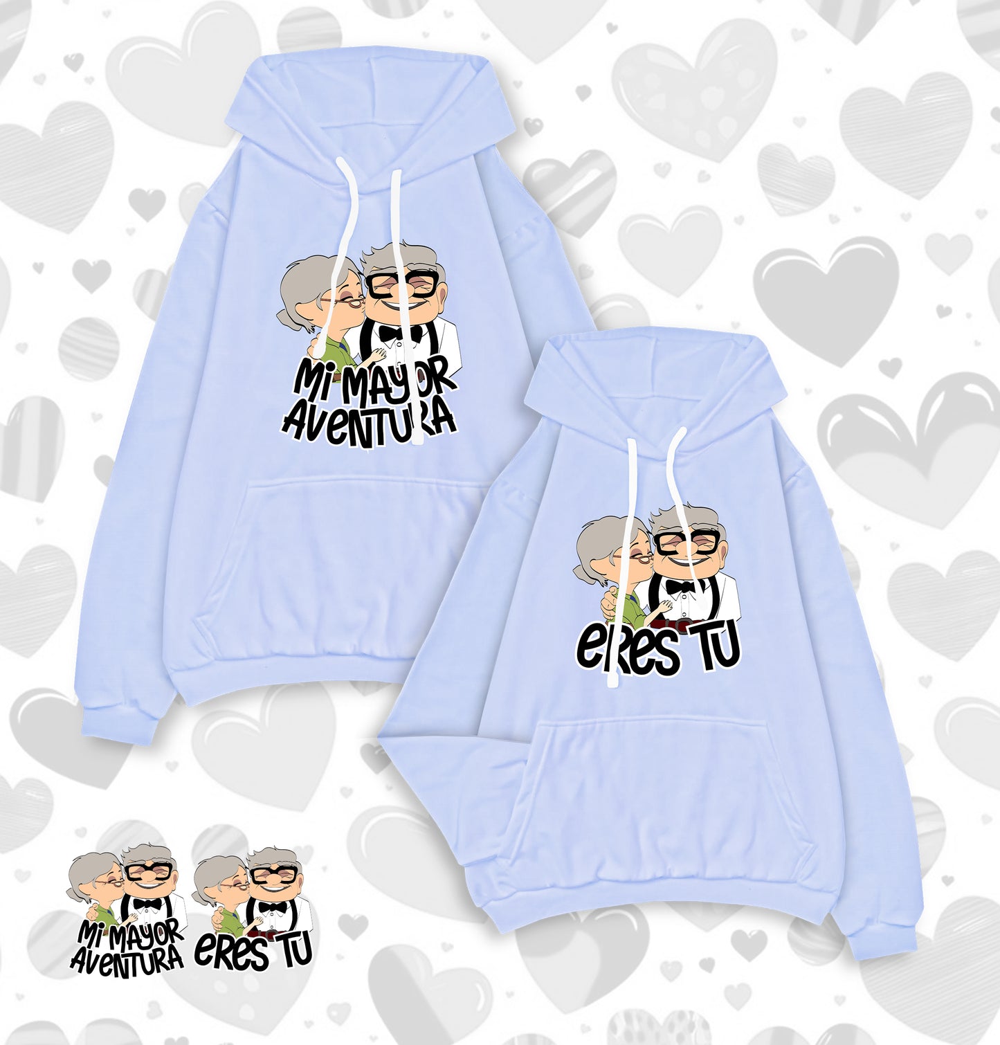 HOODIES PAREJAS CARL Y ELLIE (UP)