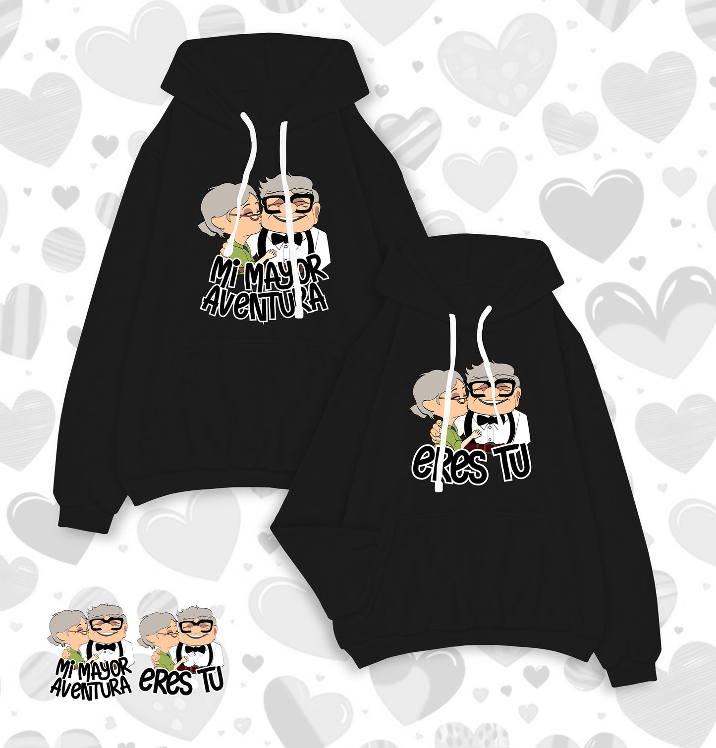 HOODIES PAREJAS CARL Y ELLIE (UP)