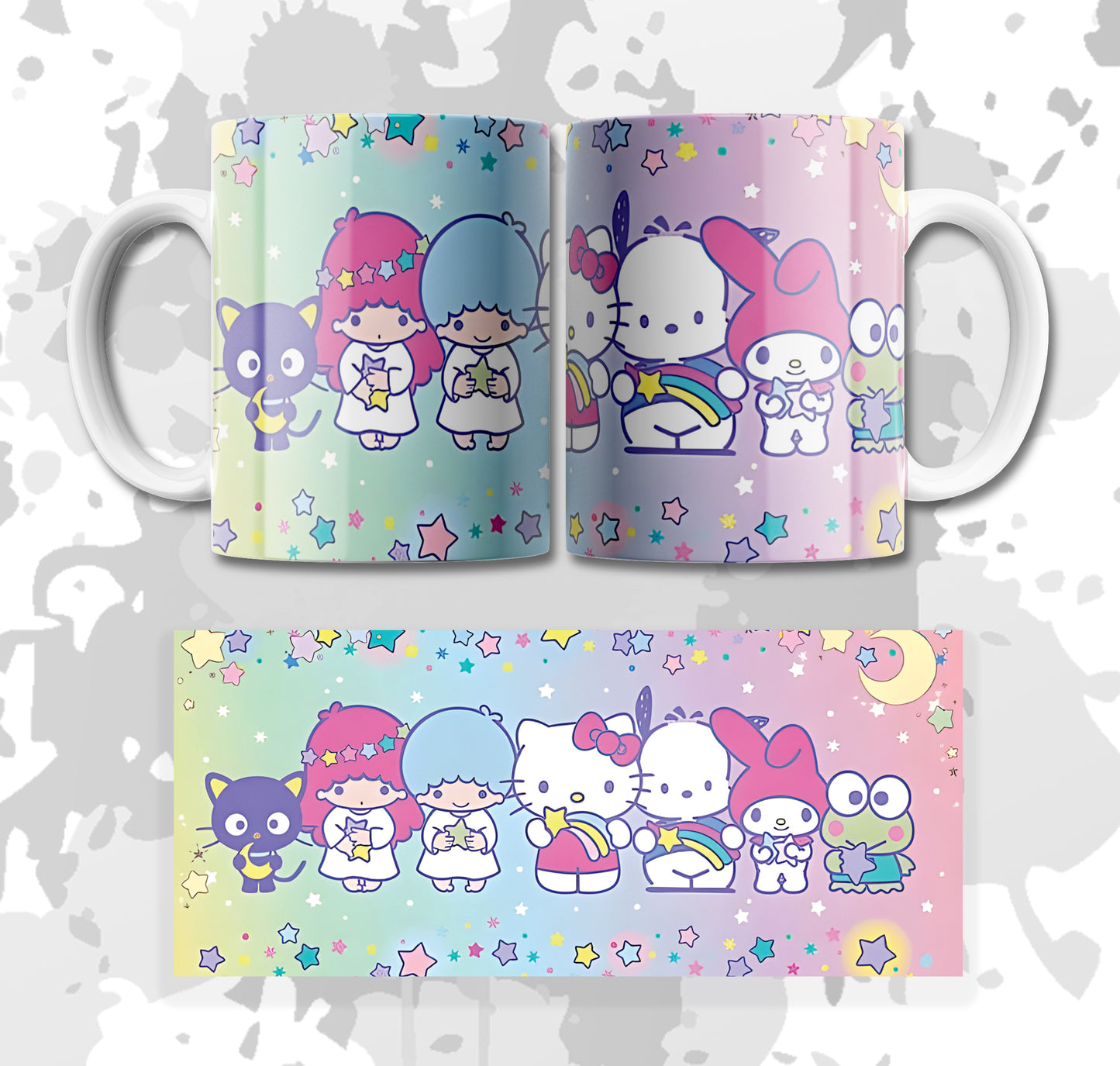 MUG HELLO KITTY Y AMIGOS