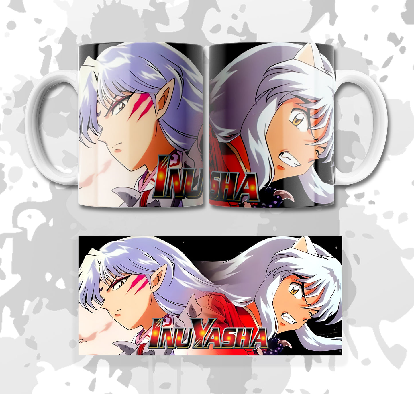 MUG INUYASHA Y SESSHOMARU