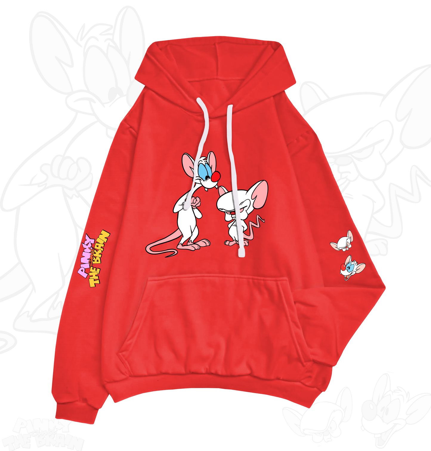 HOODIE PINKY Y CEREBRO