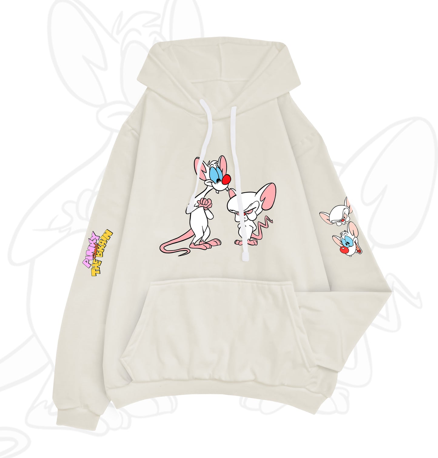 HOODIE PINKY Y CEREBRO