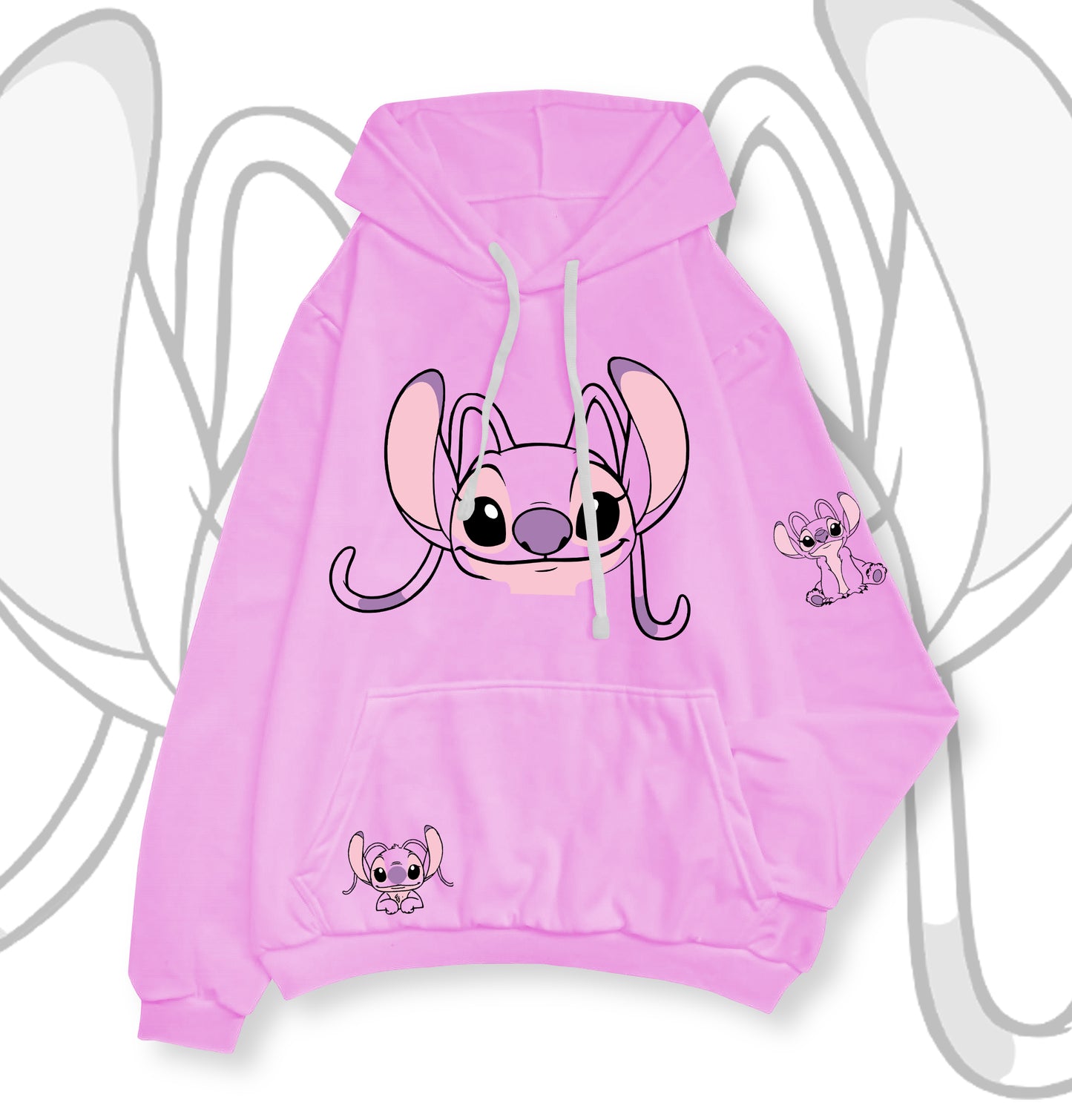 HOODIE ANGELA ROSADO