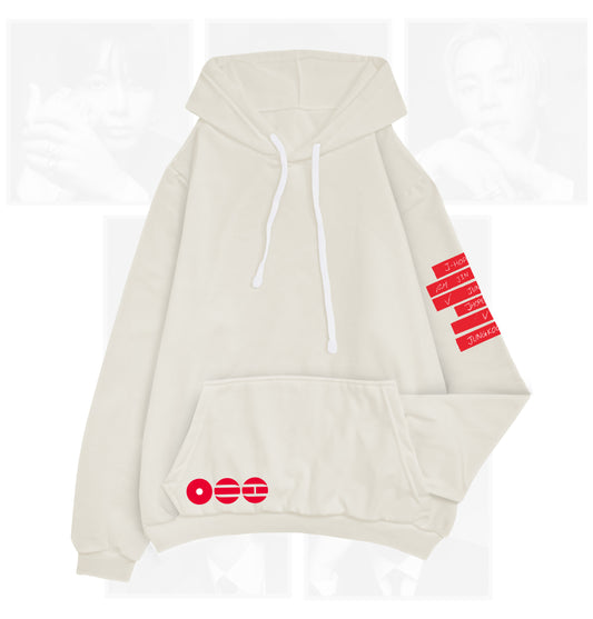 HOODIE MARFIL BTS