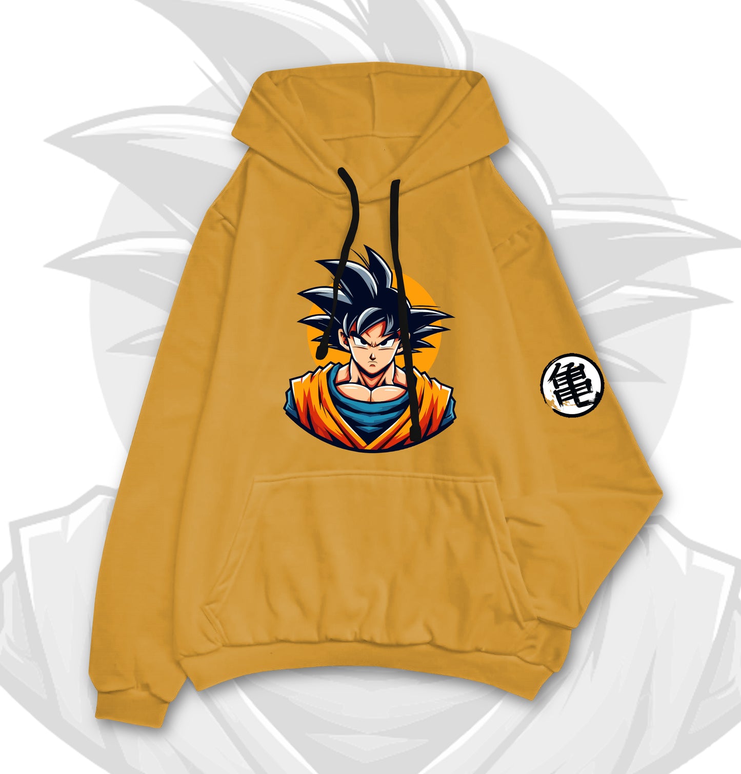 HOODIE GOKU MOSTAZA