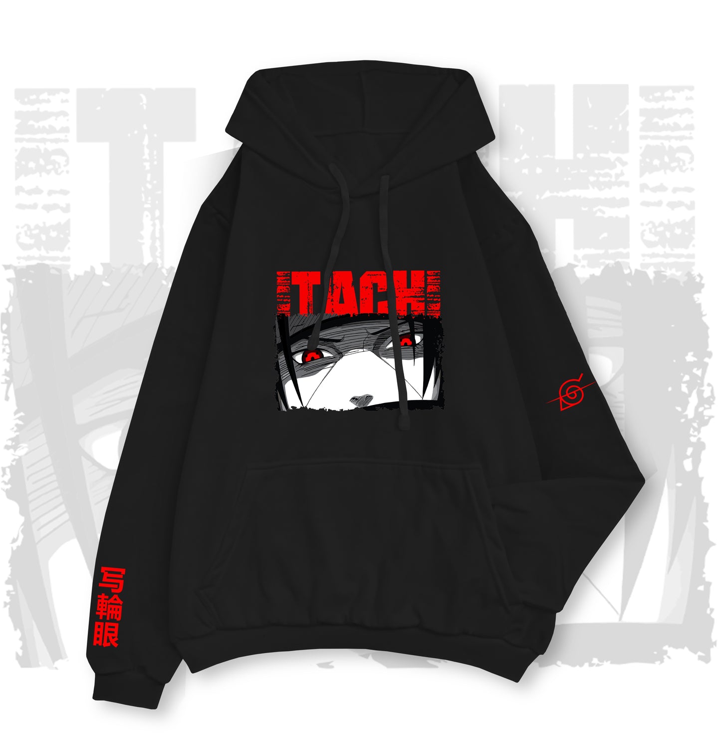 HOODIE NEGRO ITACHI NARUTO