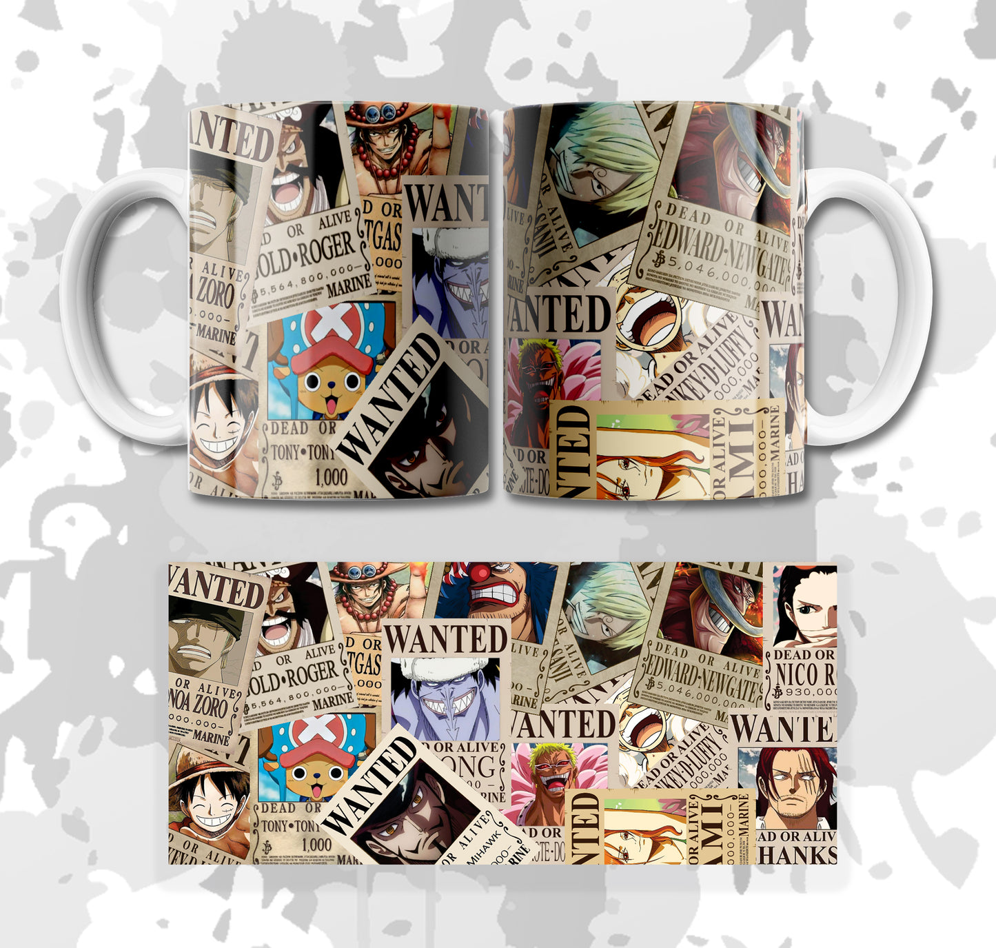 MUG ONE PIECE CARTELES