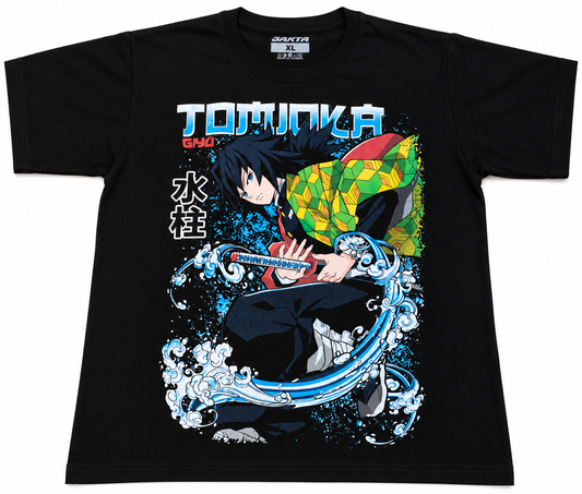 CAMISETA GIYU TOMIOKA (KIMETSU NO YAIBA)