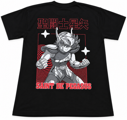 CAMISETA OVERSIZE SEIYA (CABALLEROS DEL ZODIACO)