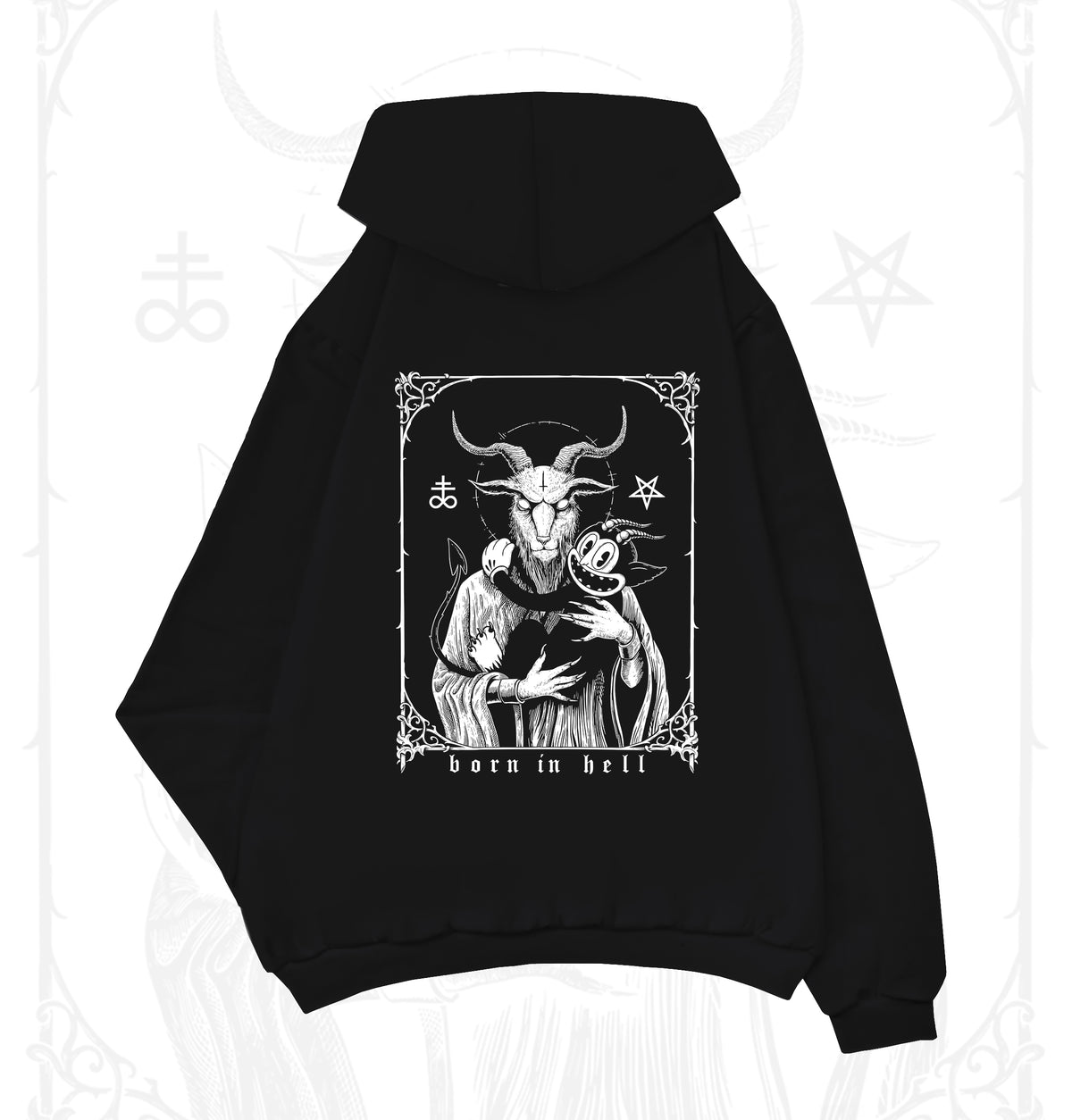 HOODIE NEGRO BAPHI