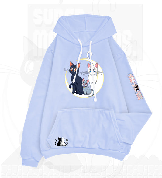HOODIE GATOS (SAILOR MOON)