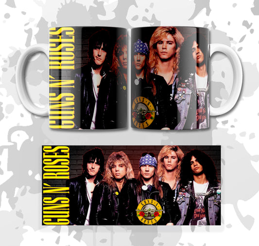 MUG GUNS AND ROSES