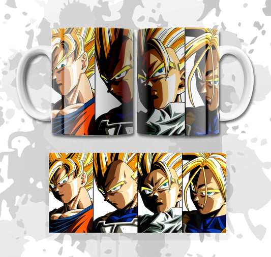 MUG SAYAYINS (DRAGON BALL Z)