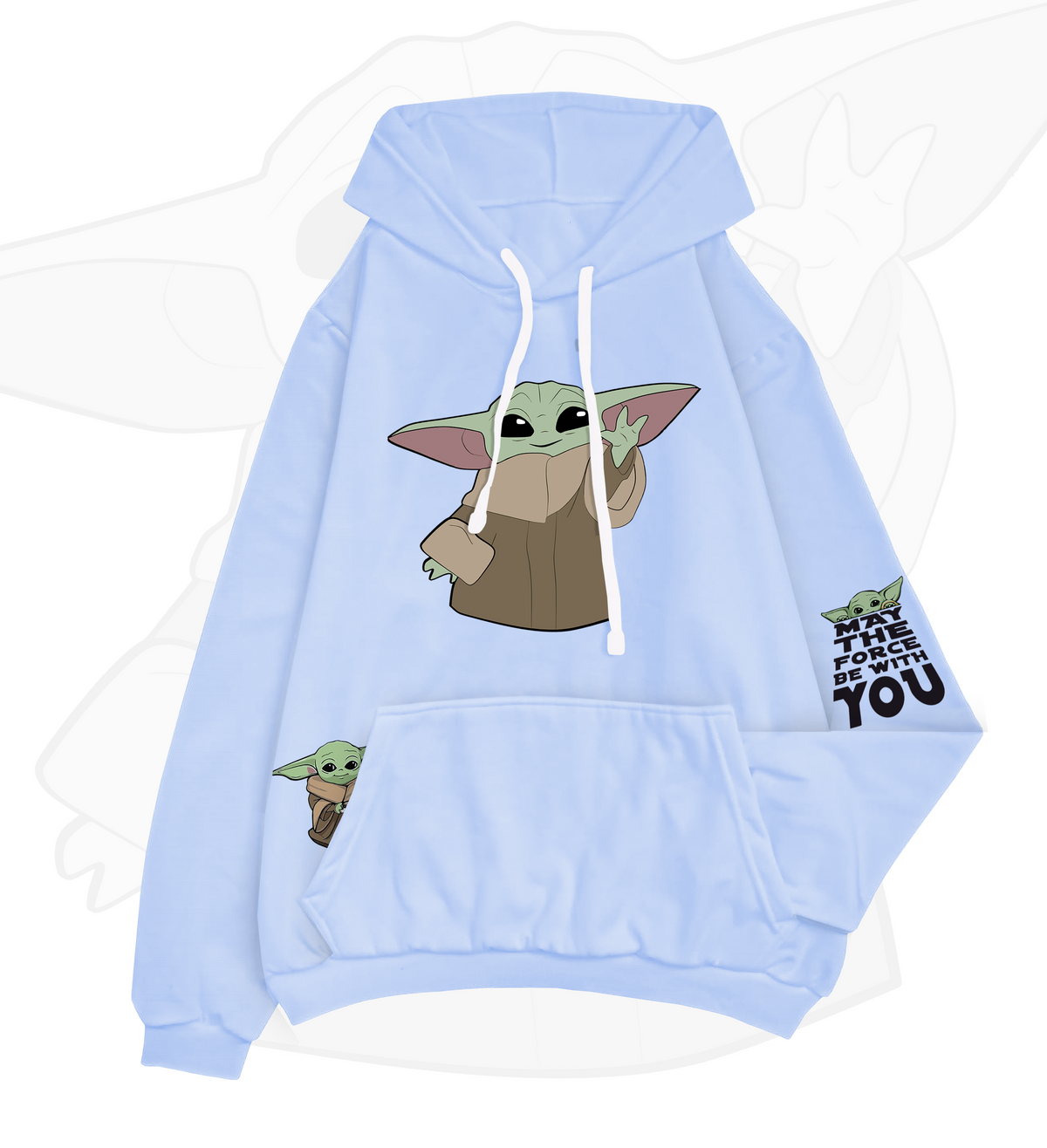 HOODIE BABY YODA DE STAR WARS