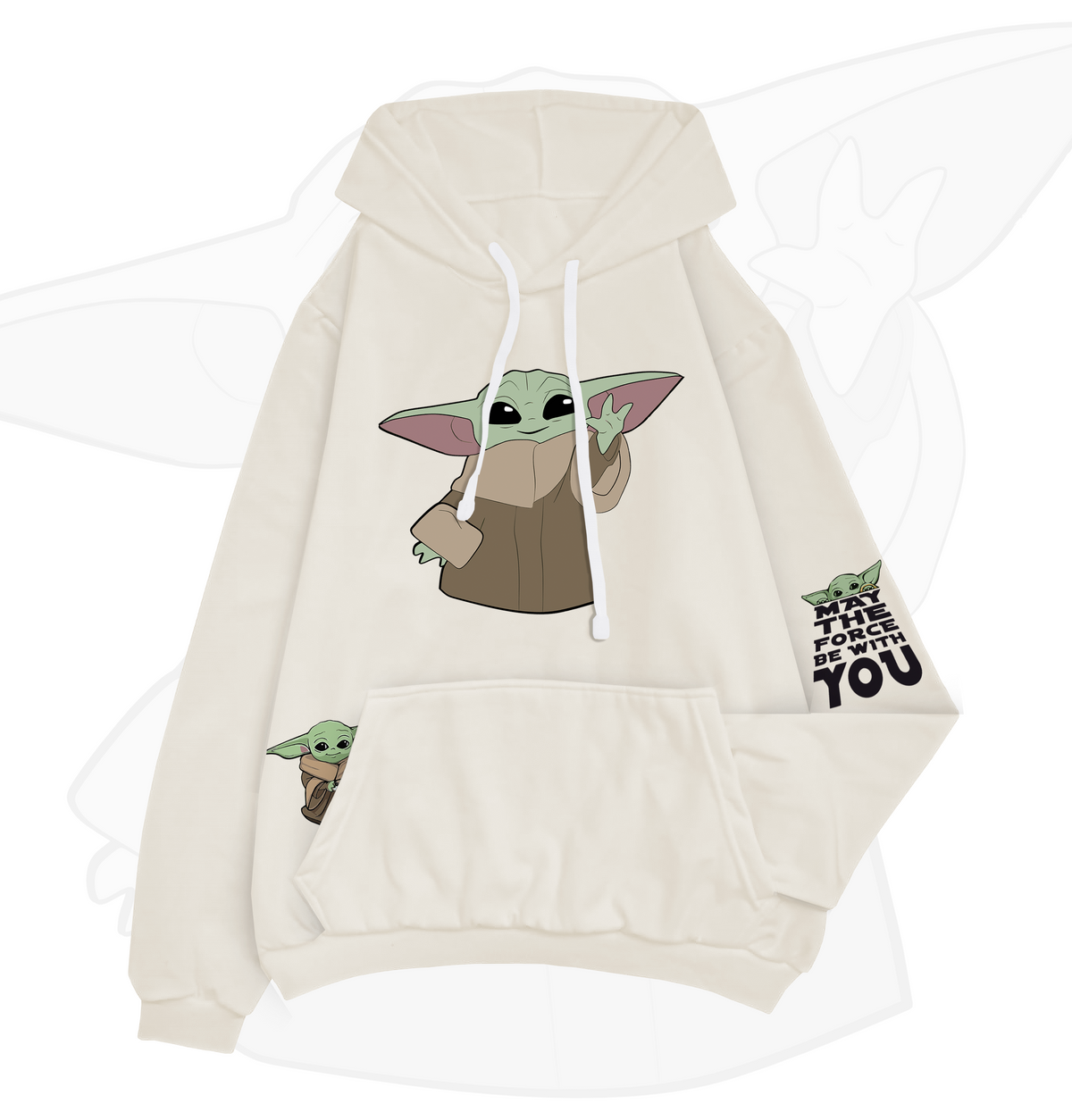 HOODIE BABY YODA DE STAR WARS