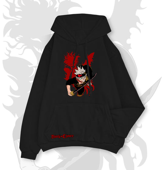 HOODIE BLACK CLOVER