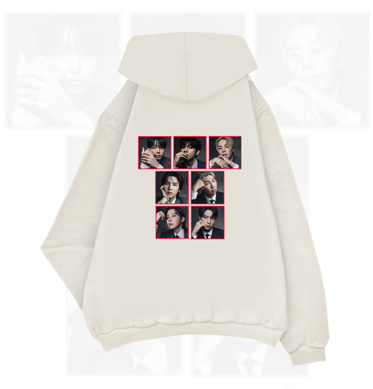 HOODIE MARFIL BTS