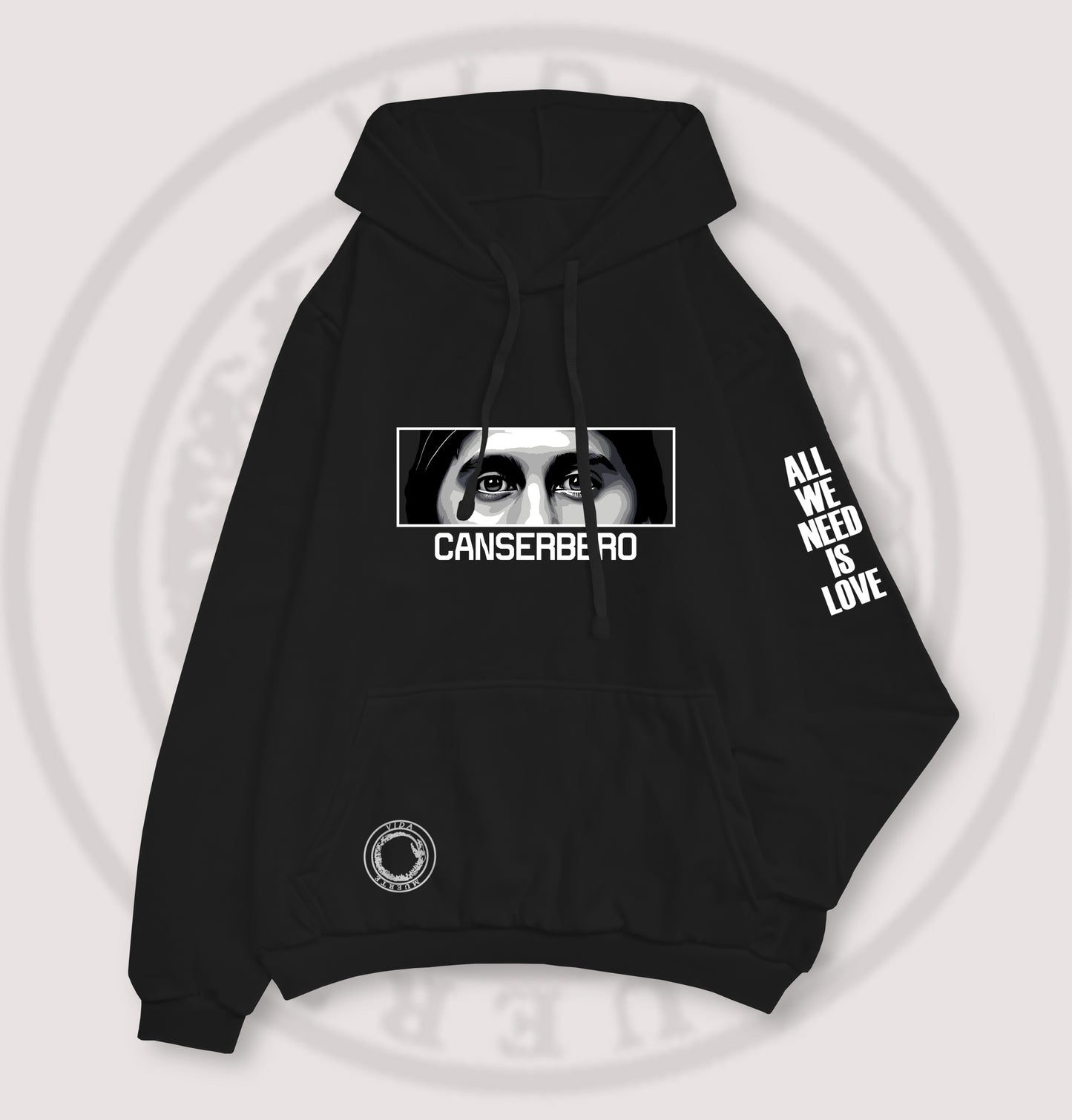 HOODIE CANCERBERO NEGRO