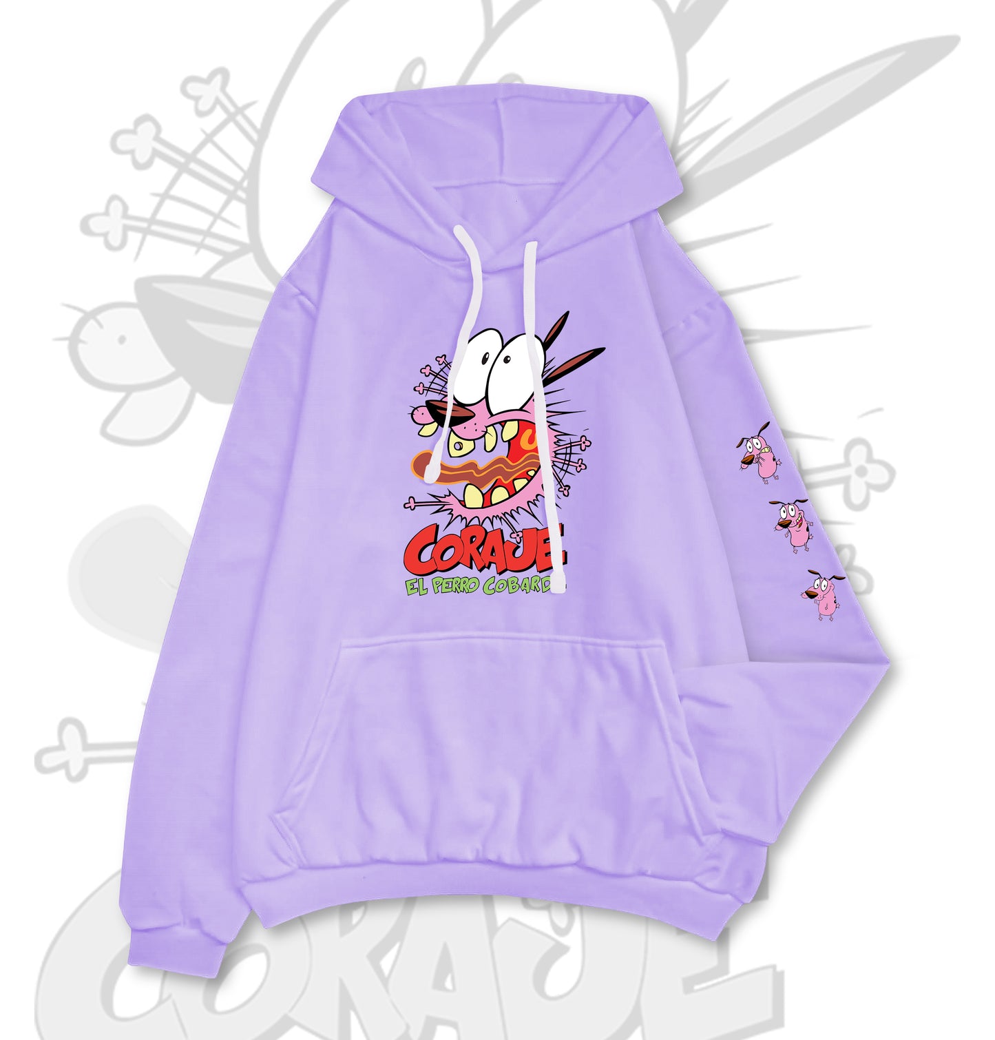 HOODIE CORAJE EL PERRO COBARDE