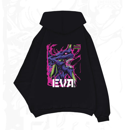 HOODIE EVANGELION NEGRO