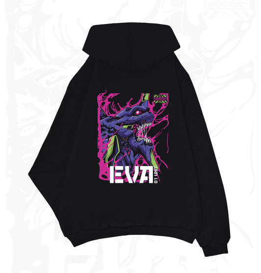 HOODIE EVANGELION NEGRO
