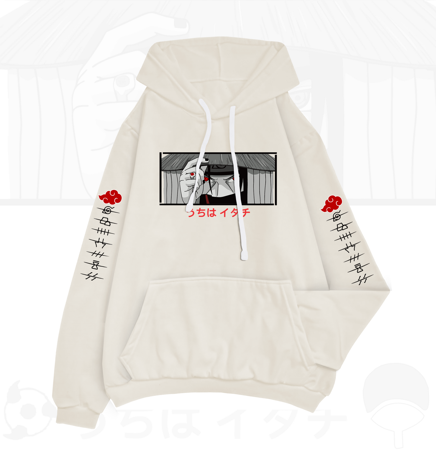 HOODIE ITACHI MARFIL
