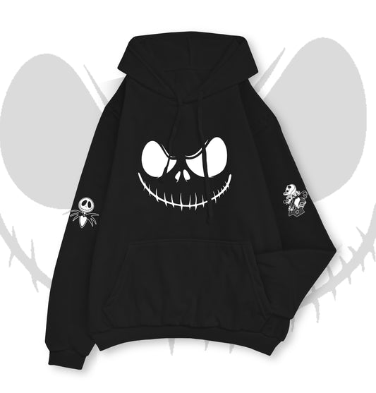 HOODIE MARFIL JACK SKELLINGTON