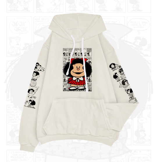 HOODIE MAFALDA MARFIL
